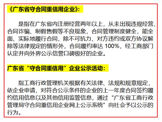 原來守合同重信用企業(yè)是這個(gè)意思，你知道嗎？