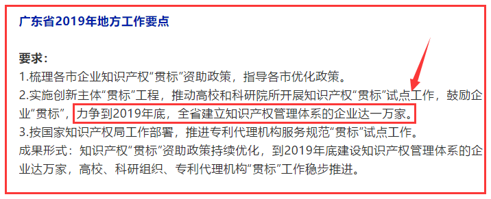 知識(shí)產(chǎn)權(quán)貫標(biāo)企業(yè)數(shù)量未達(dá)標(biāo)，年底需達(dá)1萬家，你還有機(jī)會(huì)！