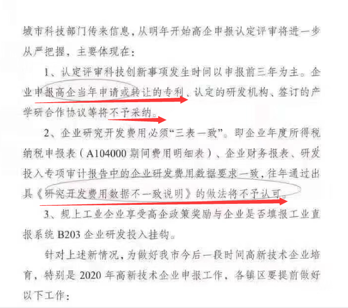 重要通知！明年申報國高的企業(yè)當年申請的知識產(chǎn)權不予認定！